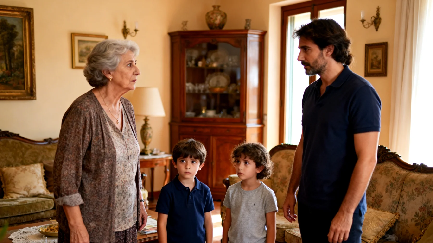 La nonna fatica a gestire i conflitti su regole e limiti con i nipoti bambini, trovandosi spesso in disaccordo con i genitori sui metodi educativi e creando confusione nei piccoli che ricevono messaggi contraddittori tra ciò che è permesso dai genitori e ciò che concede la nonna"