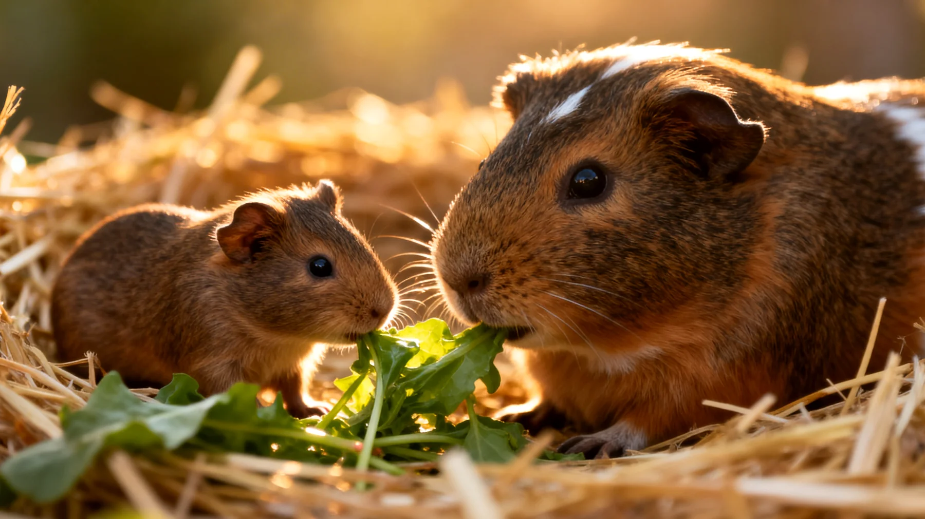Junge Meerschweinchen benötigen in den ersten Lebenswochen eine spezielle, altersgerechte Ernährung, die den Übergang von Muttermilch zu festem Futter unterstützt und gleichzeitig ihr schnelles Wachstum sowie die Entwicklung eines gesunden Verdauungssystems fördert"