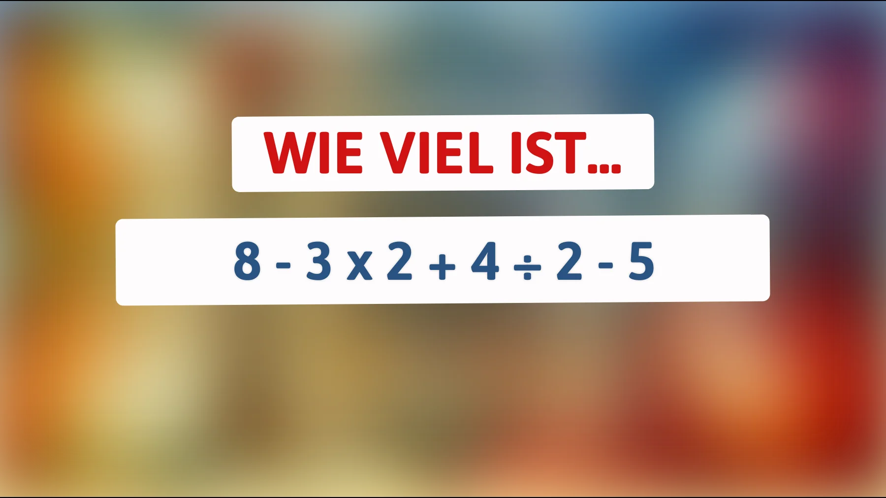 Nur 1% der Leser können dieses mathematische Rätsel lösen – Bist du clever genug, um die richtige Antwort zu finden?"