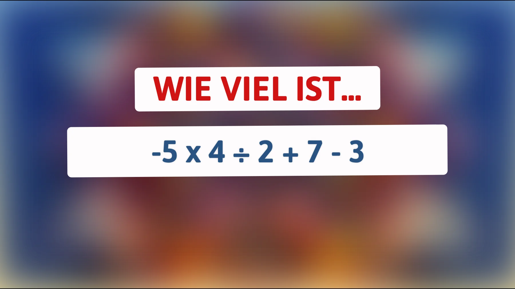 Nur 1% können dieses Mathe-Rätsel lösen: Bekommst du die richtige Lösung?"