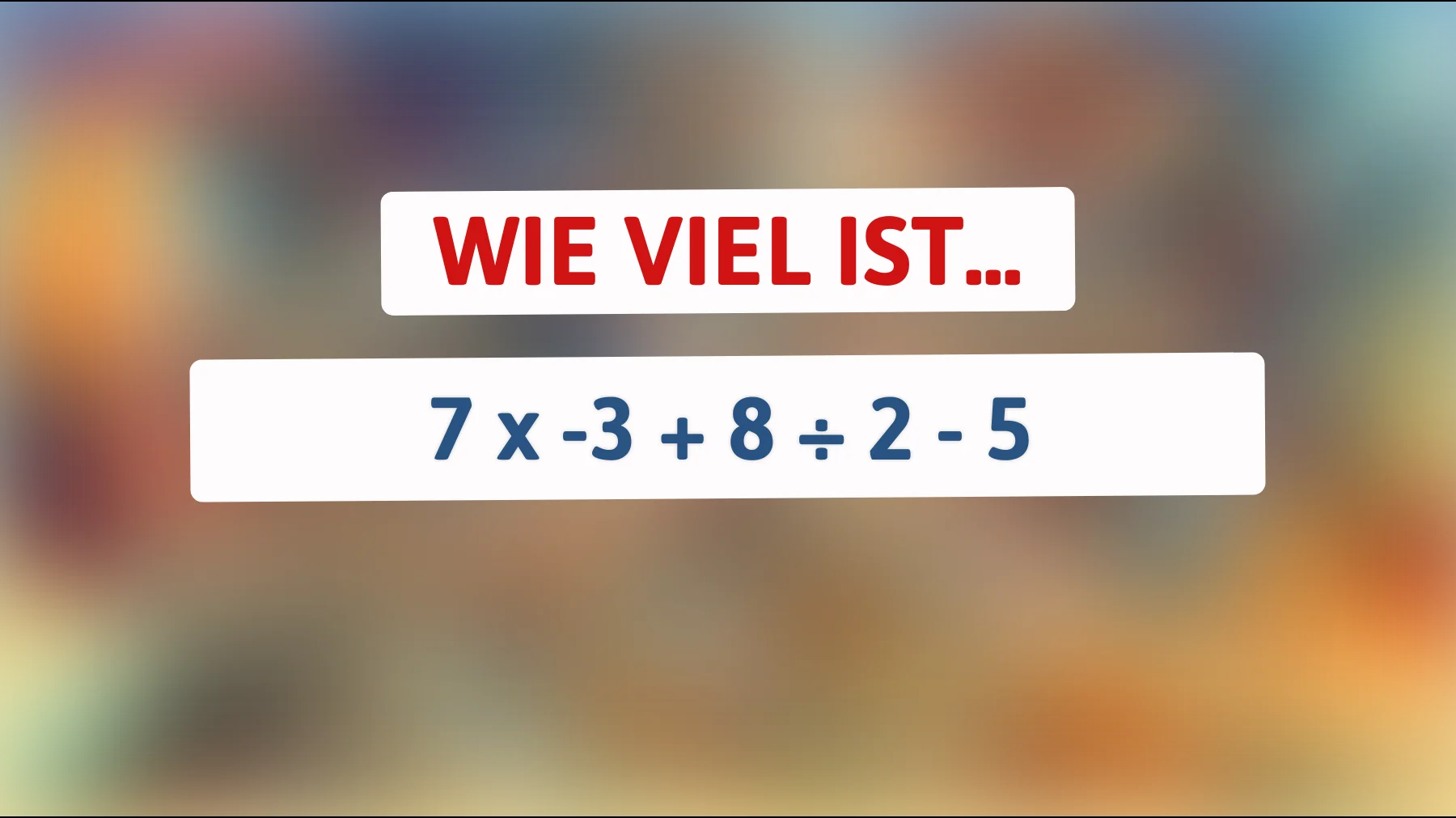 Schaffst du es? 9 von 10 Menschen scheitern an diesem einfachen Mathe-Rätsel!"